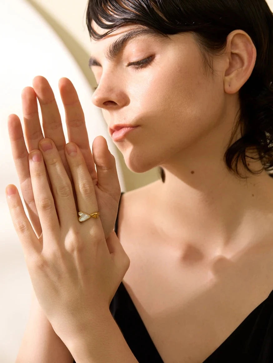 Anillo Doble Corazón